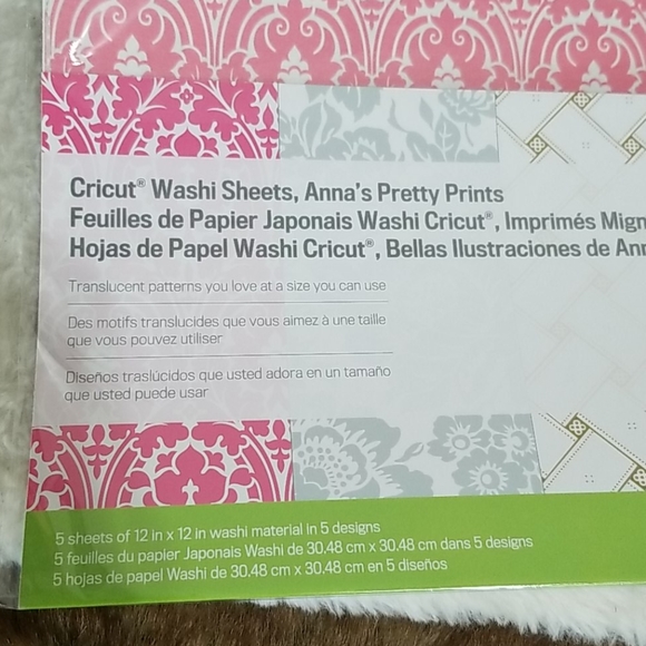 🥳4/$20! Cricut Washi Sheets Anna's Pretty - Picture 2 of 13